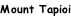 Mount Tapioi